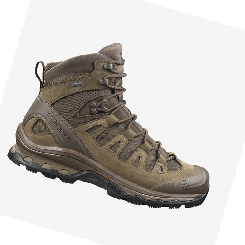 Botas Salomon QUEST 4D GORE-TEX FORCES 2 EN Mujer Marrones | 97153-HXGA