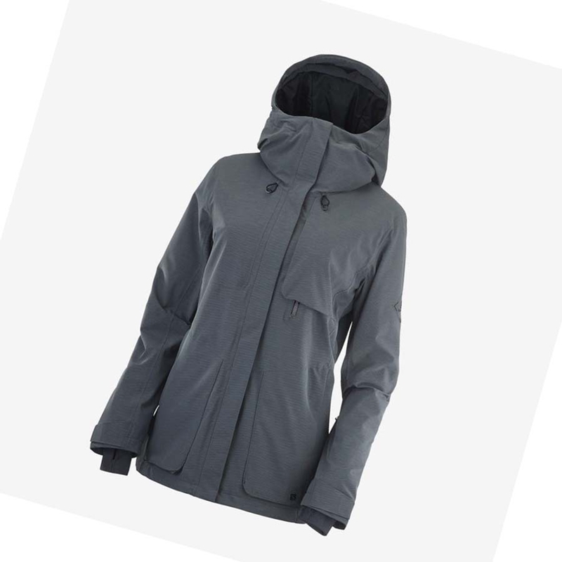 Chaquetas De Esquí Salomon PROOF LIGHT Mujer Negras | 87513-FUSR