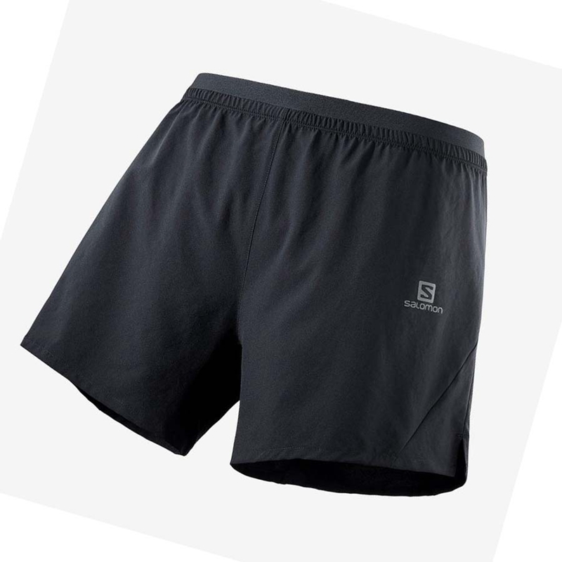 Pantalones Cortos Salomon CROSS 5'' Hombre Negras | 08235-QMDR