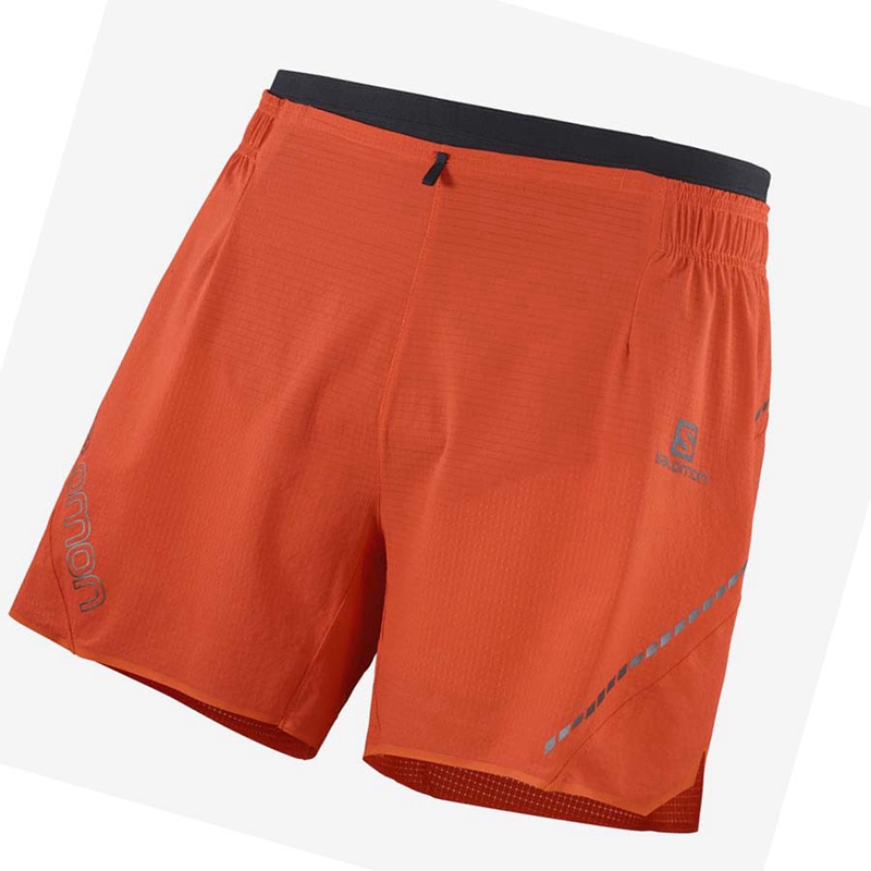 Pantalones Cortos Salomon SENSE AERO 5'' Hombre Naranjas | 49270-RHQS