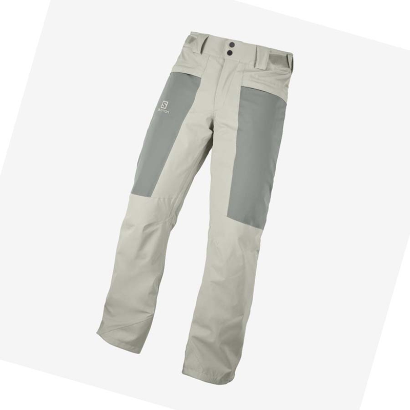 Pantalones De Esquí Salomon BRILLIANT Hombre Verde Oliva | 89034-YOXJ