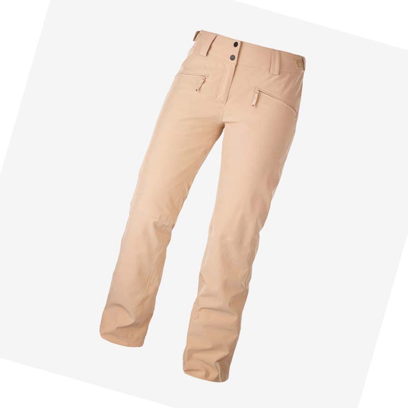 Pantalones De Esquí Salomon EDGE Mujer Rosas | 56934-SBKE