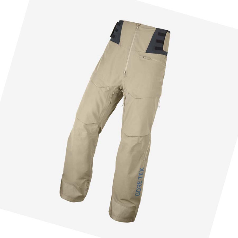 Pantalones De Esquí Salomon GRAVITY GORE-TEX Hombre Marrones | 25413-LBVP