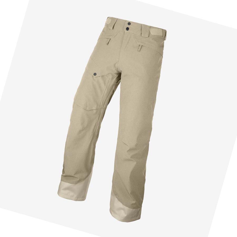 Pantalones De Esquí Salomon UNTRACKED Hombre Beige | 15408-KLME