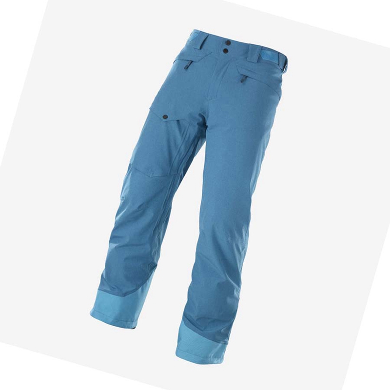 Pantalones De Esquí Salomon UNTRACKED Hombre Azules | 60957-RLNG