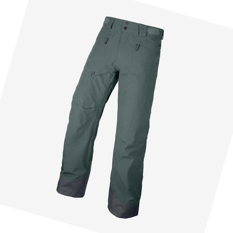 Pantalones De Esquí Salomon UNTRACKED Hombre Verde Oliva | 74056-SFRY