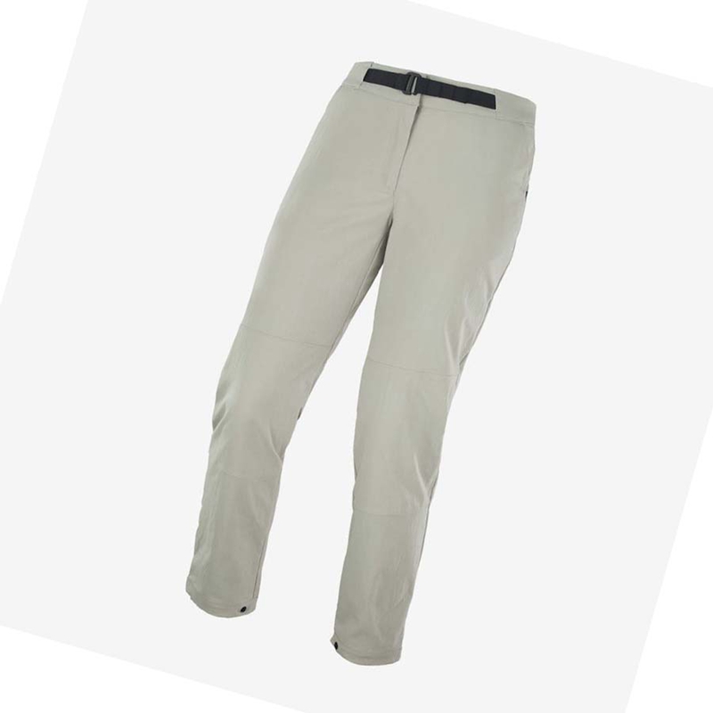 Pantalones Salomon OUTRACK Mujer Beige | 31297-DLOF