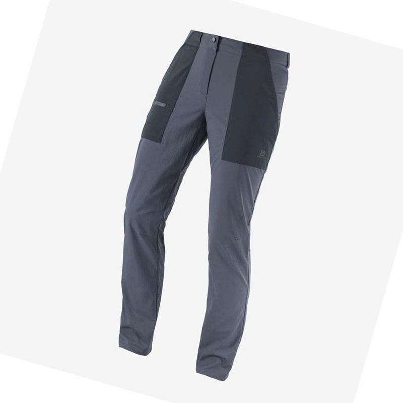 Pantalones Salomon OUTRACK Mujer Gris | 67803-VAKC