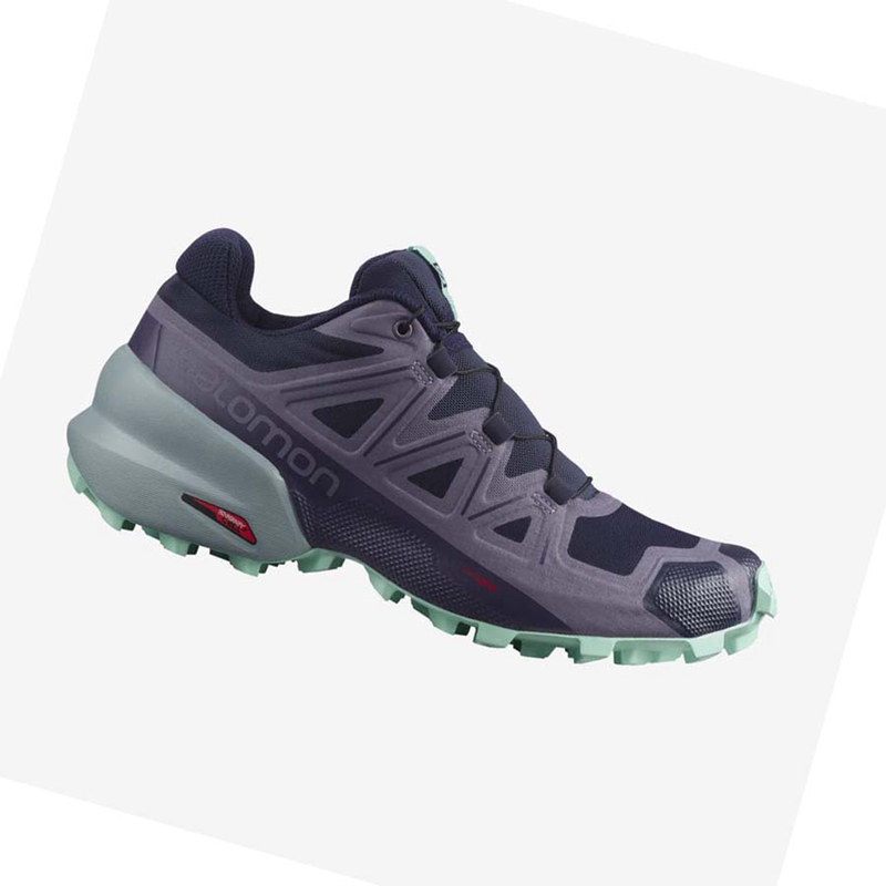 Zapatillas De Trail Running Salomon SPEEDCROSS 5 Mujer Moradas | 04635-HUSF