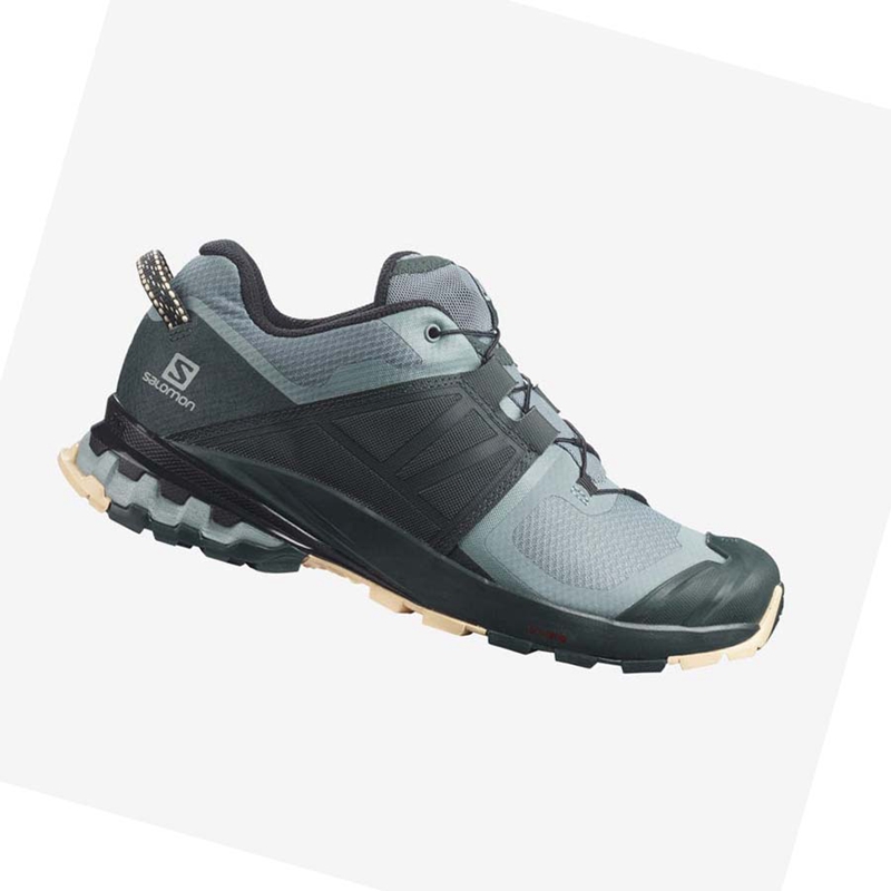 Zapatillas De Trail Running Salomon XA WILD Mujer Azules | 96103-FTVE