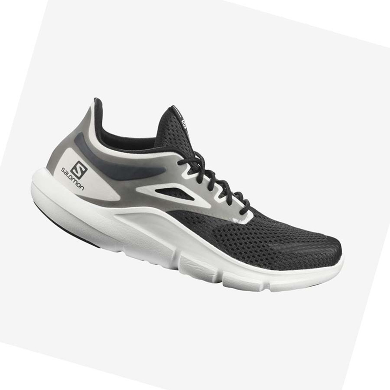 Zapatillas Running Salomon PREDICT MOD Hombre Negras Blancas | 51926-OIJP