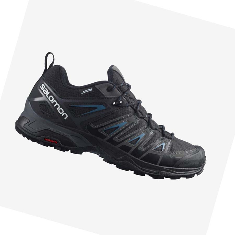 Zapatos De Senderismo Salomon X ULTRA PIONEER CLIMASALOMON™ WATERPROOF Hombre Negras | 18674-JHEP